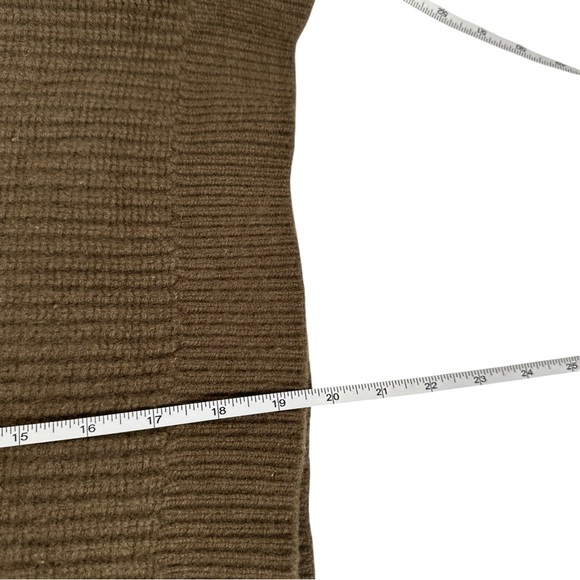 Everlane Brown Luxe Merino Wool Half Zip Pullover Sweater Women’s Size Small - Picture 7 of 7